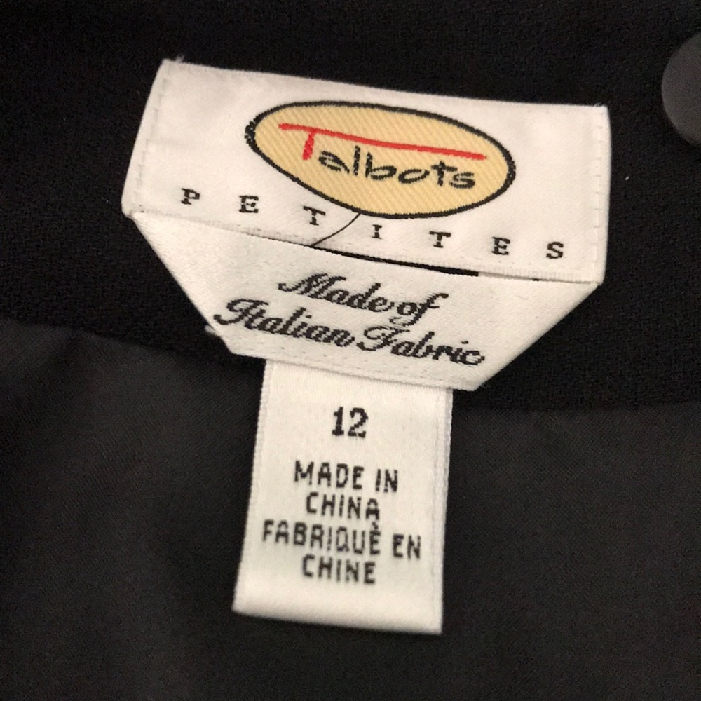 NWT Talbots 12 petites black skirt - Picture 5 of 7
